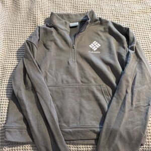Columbia Charcoal Quarter-Zip Sweatshirt